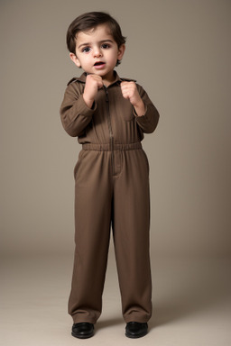 Iranian infant boy with  brown hair