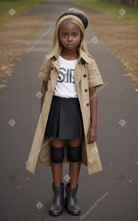 Child female with  blonde hair