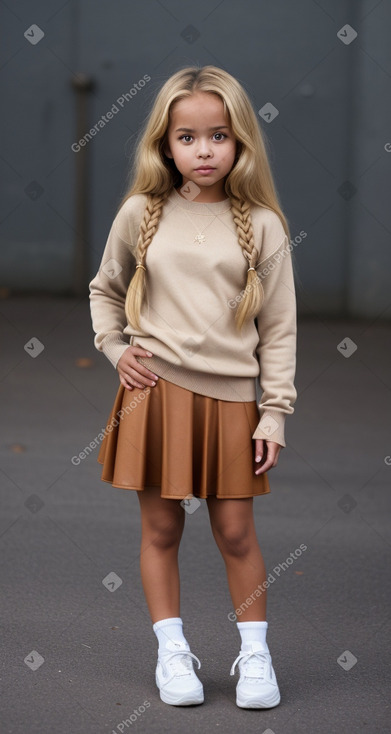 Child female with  blonde hair