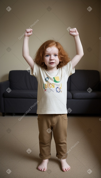 Brazilian infant boy with  ginger hair