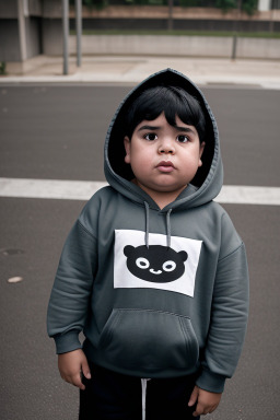 Brazilian child boy with  black hair