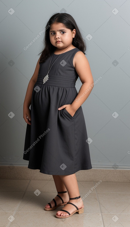 Nicaraguan child girl with  gray hair