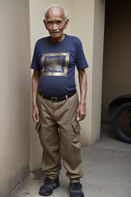 Nepalese elderly male with  ginger hair