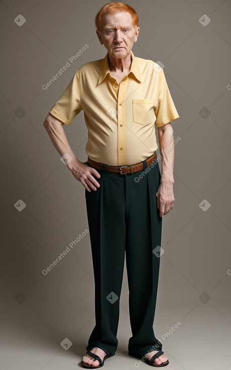 Ukrainian elderly male with  ginger hair