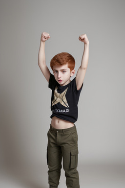 Azerbaijani child boy with  ginger hair