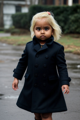 Sri lankan infant girl with  blonde hair