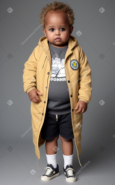 Somali infant boy with  blonde hair