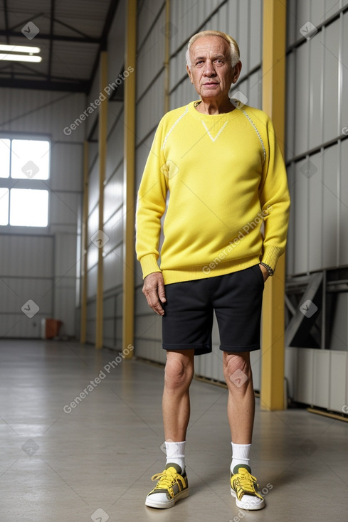 Algerian elderly male with  blonde hair