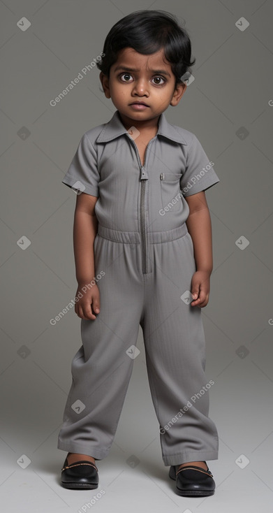 Sri lankan infant boy with  gray hair