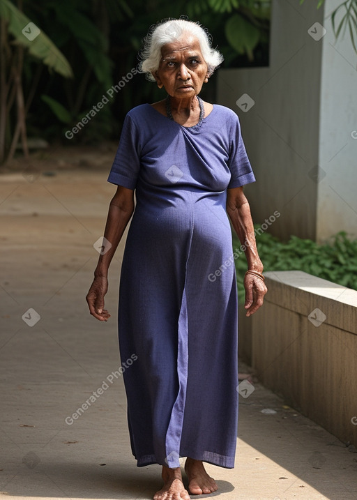 Sri lankan elderly female 