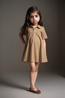 Pakistani infant girl with  brown hair