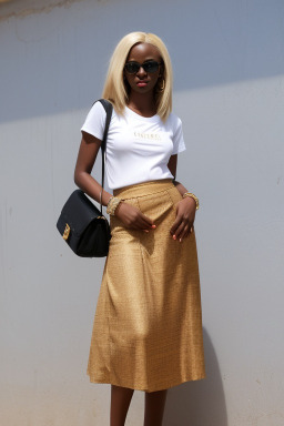 Senegalese adult female with  blonde hair