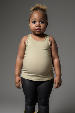 Jamaican infant girl with  blonde hair