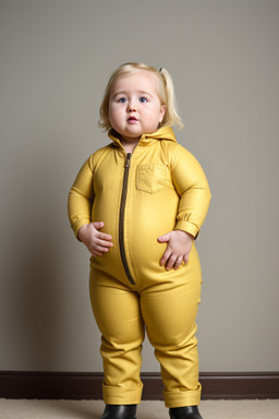 British infant girl with  blonde hair