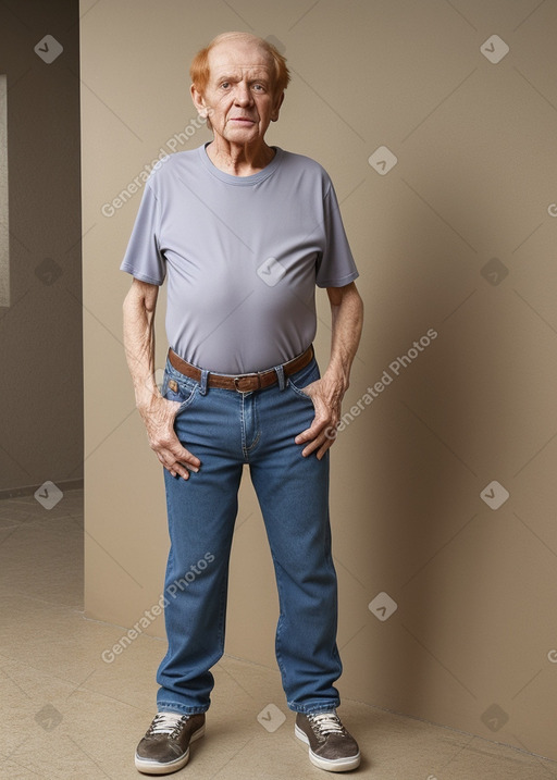 Brazilian elderly male with  ginger hair