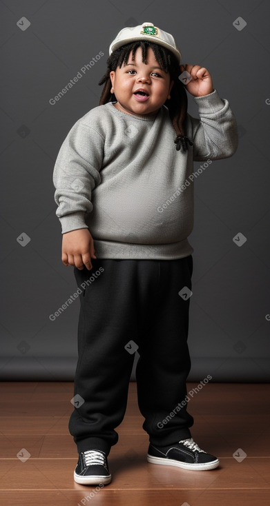 South african infant boy with  black hair