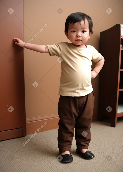 Mongolian infant boy 