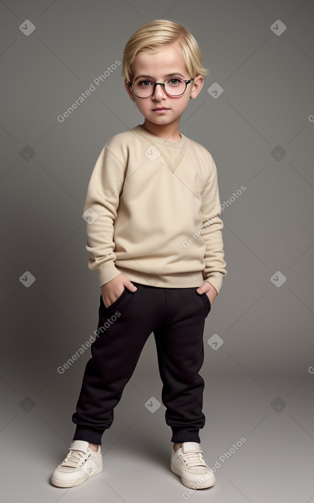 Syrian infant boy with  blonde hair