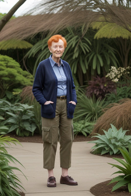 Elderly non-binary with  ginger hair