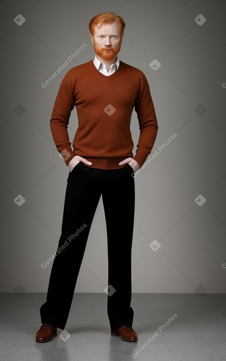 Belarusian 45 years male with  ginger hair