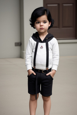 Danish infant boy with  black hair