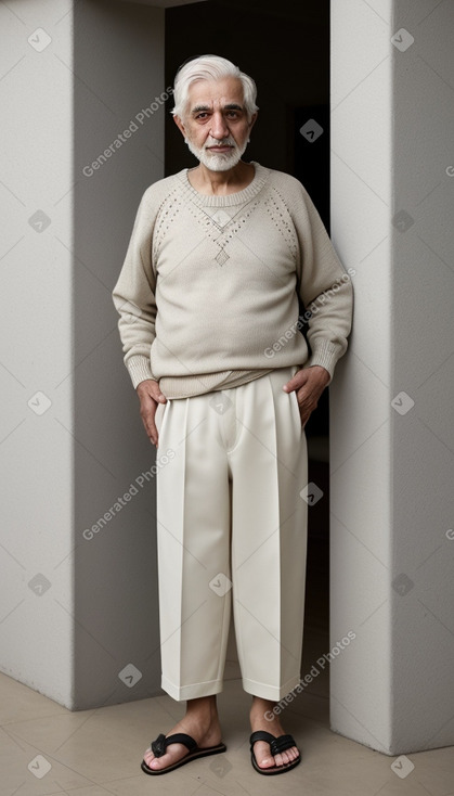 Iranian elderly male with  white hair