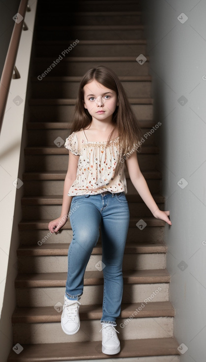 Slovenian child female with  brown hair