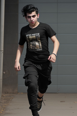 Armenian teenager male with  black hair