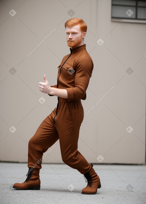 Belarusian adult male with  ginger hair