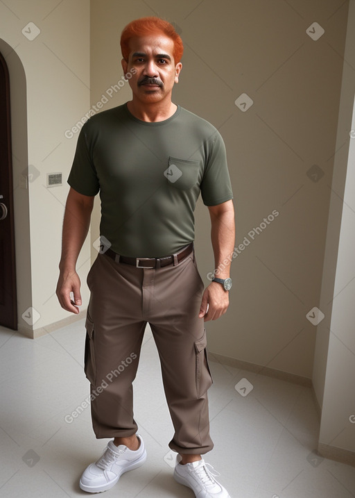 Bahraini middle-aged male with  ginger hair