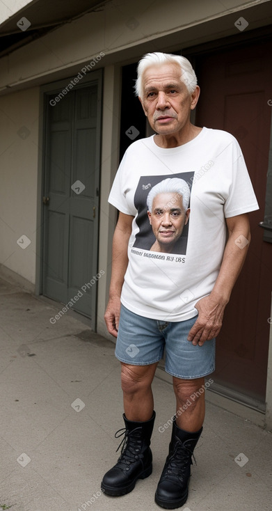 Dominican elderly male with  white hair