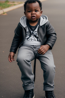 Kenyan infant boy with  gray hair