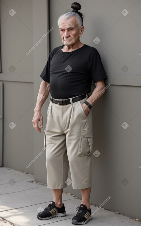 Belarusian elderly male with  black hair