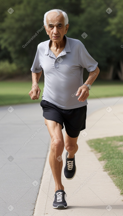 Arab elderly male with  blonde hair