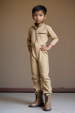 Nepalese child boy with  ginger hair