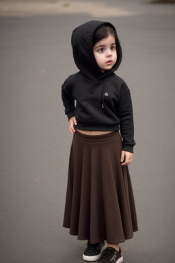 Portuguese infant girl with  black hair