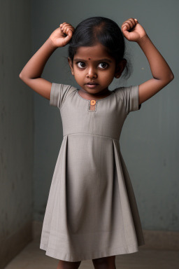 Sri lankan infant girl with  gray hair