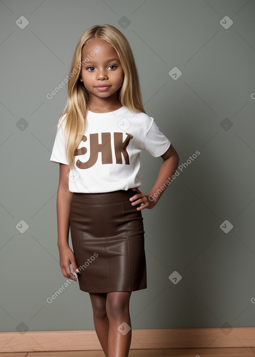 Child girl with  blonde hair