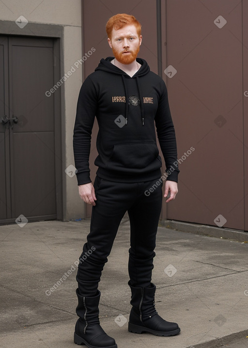 Guatemalan adult male with  ginger hair