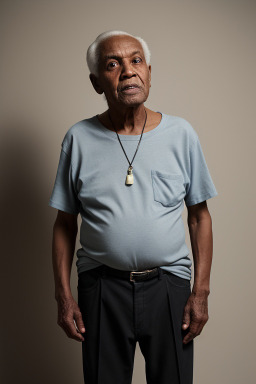 Jamaican elderly male with  black hair