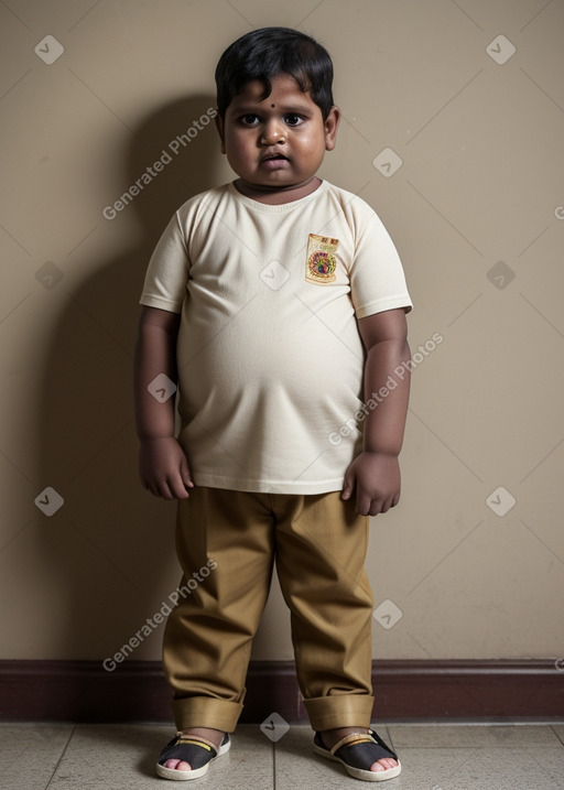 Sri lankan infant boy with  ginger hair