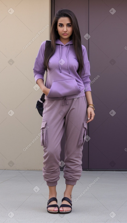 Saudi arabian adult female with  brown hair