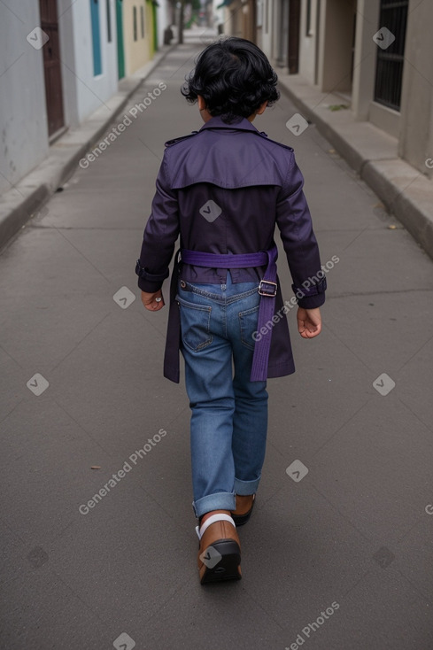 Nicaraguan child boy with  black hair