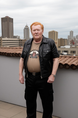 Costa rican elderly male with  ginger hair