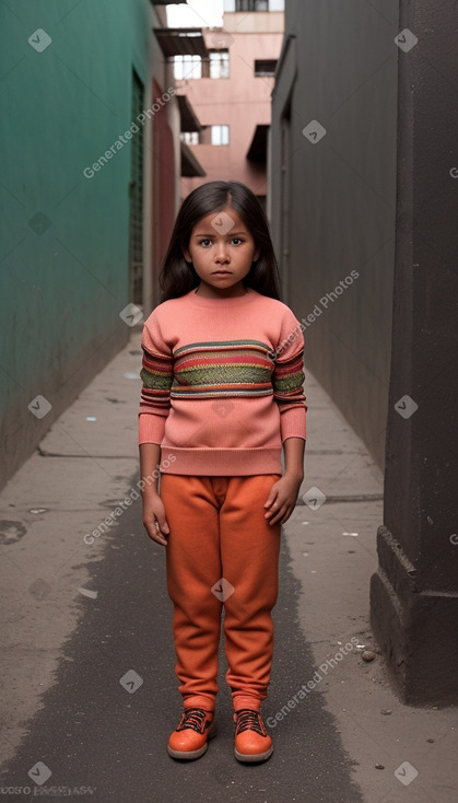 Bolivian child girl 