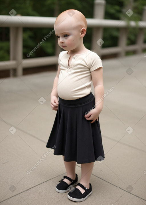 Canadian infant girl with  ginger hair