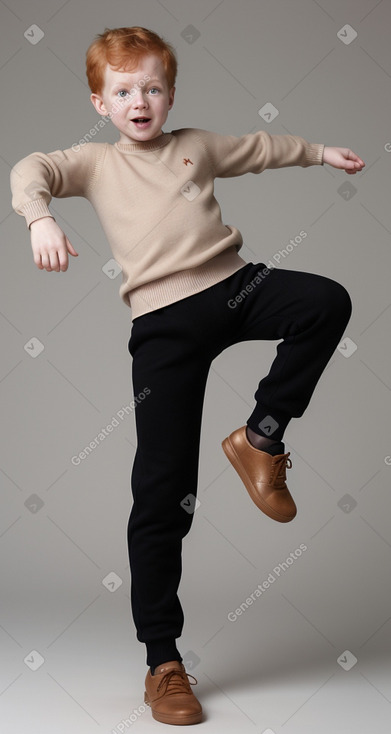 Austrian infant boy with  ginger hair