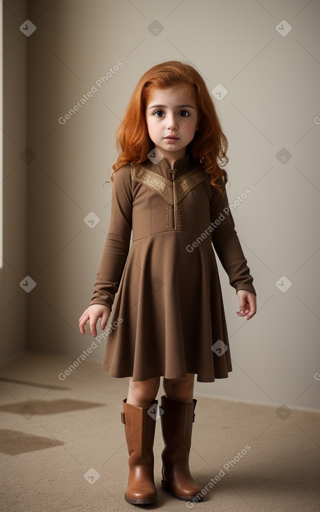 Iraqi infant girl with  ginger hair