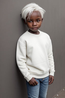 Zimbabwean child boy with  white hair