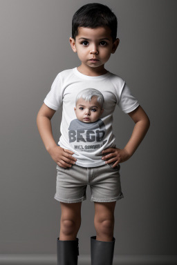 Venezuelan infant boy with  gray hair